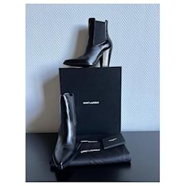 Saint Laurent-Ankle Boots-Black