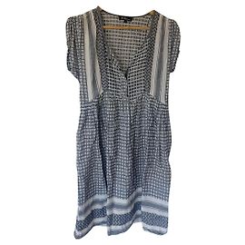 Robe keffieh isabel marant Etoile Blanc