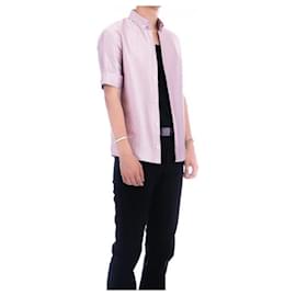 Haider Ackermann-Haider Ackermann SS17 Pink Jacquard short sleeve shirt-Pink