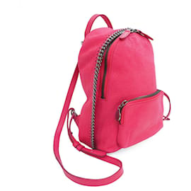 Stella Mc Cartney-Stella McCartney Falabella mini backpack crossbody in pink-Pink