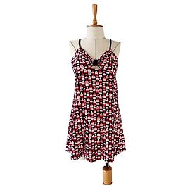 Canotta Kate Spade Dream a Little Dream Nera Rosa Nero Rosa Multicolore