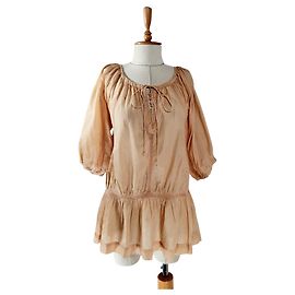 Flachet Top By Malene Birger Baumwolle Viscose Andere