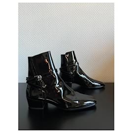 Saint Laurent-Ankle Boots-Black
