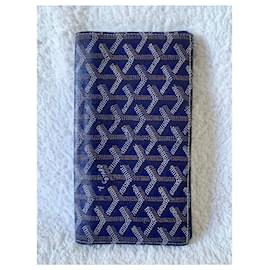 Goyard-Marine blu vertical wallet-Dark blue
