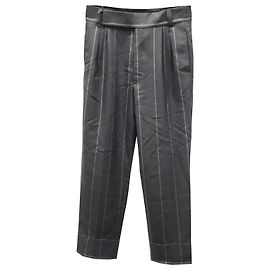 Fear of God Pinstripe Regular Fit Pants in Black Wool  Other