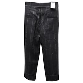Fear of God-Fear of God Pinstripe Regular Fit Pants in Black Wool -Other