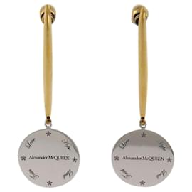 Alexander Mcqueen-Brass Medal Earrings-Multiple colors