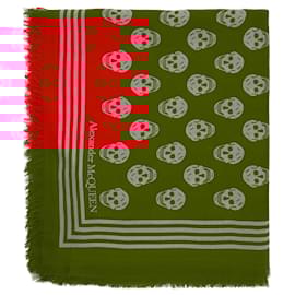 Alexander Mcqueen-Biker Scarf in Pink Modal-Pink