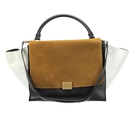 Céline-Trapeze Leather Shoulder Bag-Multiple colors