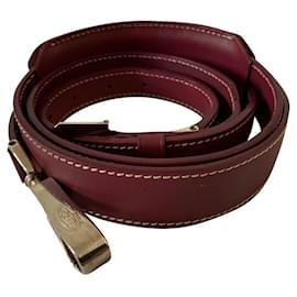 Goyard-Goyard leather replacement strap for bags-Dark red