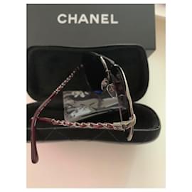 Chanel-Chanel glasses-Dark red