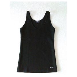 TOP IN COTONE NERO GUCCI Nero