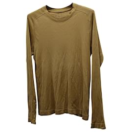 Dries Van Noten-Dries Van Noten – Einfarbiges Sweatshirt aus kamelfarbener Baumwolle-Gelb,Kamel