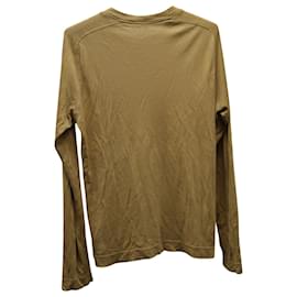 Dries Van Noten-Dries Van Noten Plain Sweatshirt in Camel Cotton-Other,Yellow