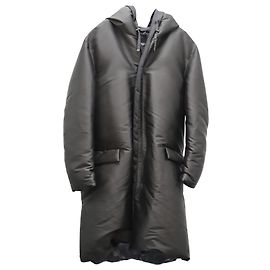 Doudoune Lanvin Kimono en Polyester Noir Noir