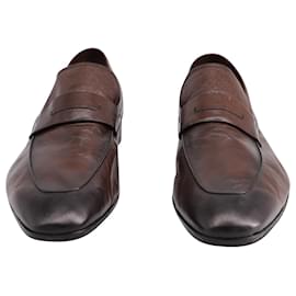 Berluti-Berluti Lorenzo Loafers in Brown Leather-Brown
