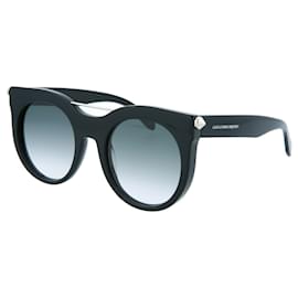 Alexander Mcqueen-Round-Frame Sunglasses-Other