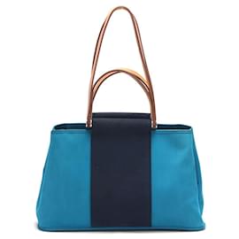 Hermès-Cabag Elan Tote Bag-Blue