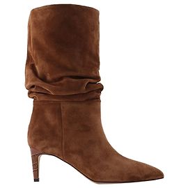 Paris Texas Slouchy Boot in Pelle Marrone Marrone