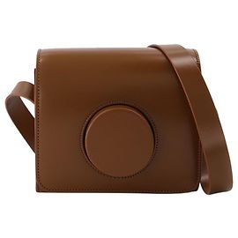 Lemaire Sac Camera en Cuir Marron Marron