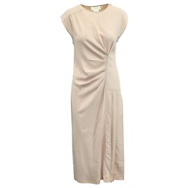 Abito midi a pieghe Sportmax in viscosa rosa Altro
