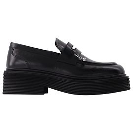 Marni Mocasín Piercing en Piel Negra Negro