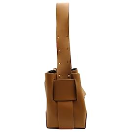 Autre Marque-Yuzefi Biggy Belted Bag in Brown Leather-Brown