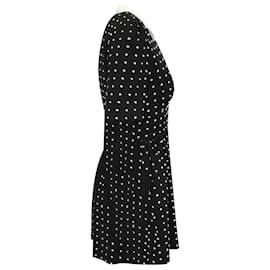 Maje-Maje Irandi Polka-dot Playsuit in Black Polyester-Black
