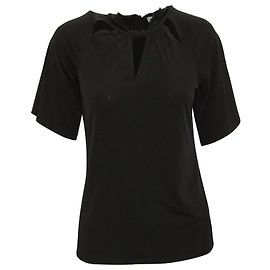 Michael Kors T-shirt à découpes en polyester noir Noir