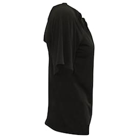Michael Kors-Camiseta negra de poliéster con detalle recortado de Michael Kors-Negro