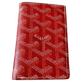Goyard St. Pierre red card holder Red