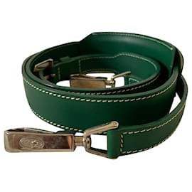 Goyard-Goyard green leather strap for bags-Green