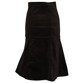 Saia midi canelada Zadig & Voltaire em algodão marrom Marrom