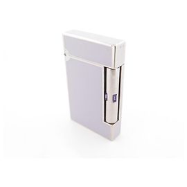 ST DUPONT LIGHTER 17680 AMETHYST LAVENDER SILVER METAL LIMITED EDITION LIGHTER Lavender