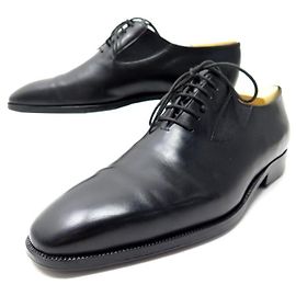 SCARPE CORTHAY EASY RICHELIEU 8.5 42.5 SCARPE IN PELLE NERA Nero