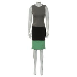 Diane Von Furstenberg Robe fourreau color block DvF Sharby Multicolore
