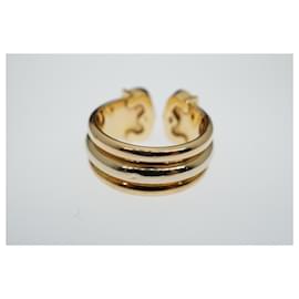 Cartier-Cartier gold ring, "C de Cartier" collection. 52-Gold hardware