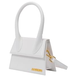 Jacquemus-Le Chiquito Moyen Bag - Jacquemus - White - Leather-White