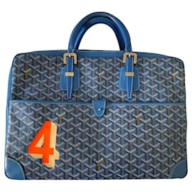 Goyard-Bluette Ambassade briefcase-Light blue