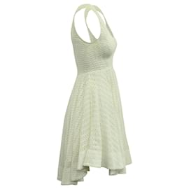 Sandro-Sandro Bliss Eyelet Lace Dress in White Polyester-White
