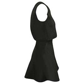 Maje-Maje Robe Trompe L'oeil Dress in Black Polyester-Black