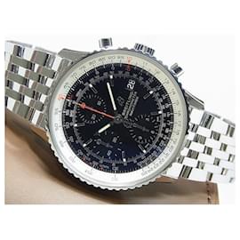 Breitling-BREITLING Navitimer Chronograph 41 black Dial A13324 Mens-Black