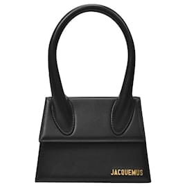 Jacquemus-Le Chiquito Moyen Bag - Jacquemus -  Black - Leather-Black