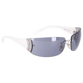 Fendi-Fendi FS367 Sunglasses in White Metal-White