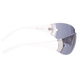 Fendi-Fendi FS367 Sunglasses in White Metal-White
