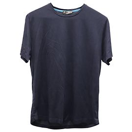 T-Shirt Loro Piana Slim Fit Jersey in Cotone Blu Navy Blu navy