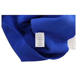 Helmut Lang-Helmut Lang Zip Tee in Royal Blue Polyester-Blue