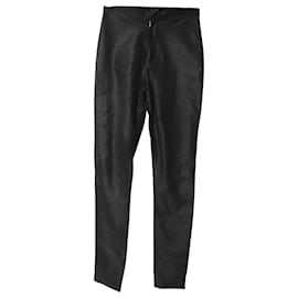 Isabel Marant-Isabel Marant Shimmering Skinny Pants in Black Polyamide-Black
