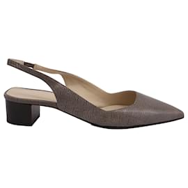 Theory-Theory Lizard Shoes in Taupe Grey -Grey