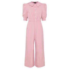 Autre Marque Sister Jane Jumpsuit Pink Peter Pan Collar M Pink